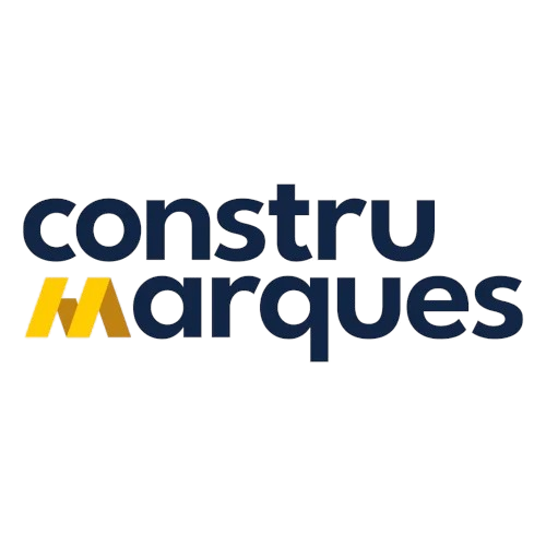 Logotipo da Construmarques, cliente Sisfrete